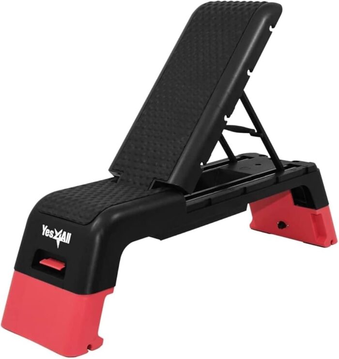 Yes4All Multifunctional Aerobic Deck - Great for step exercises and as a versatile workout bench - Image 2