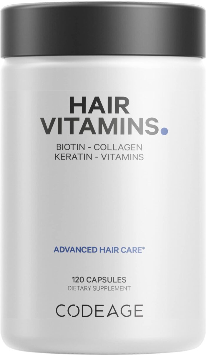 Codeage Hair Vitamins - Collagen-based hair supplement - Image 2