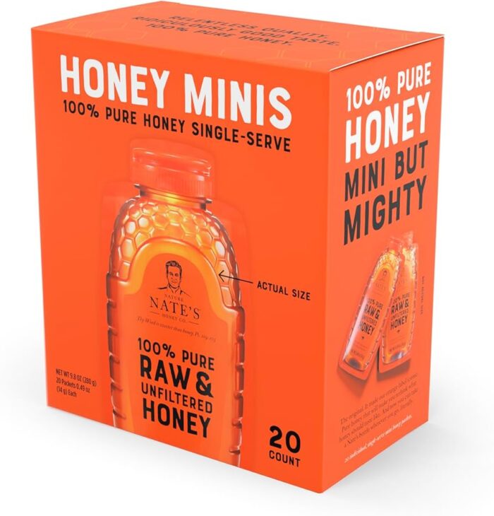 Nature Nate’s 100% Pure, Raw & Unfiltered Honey