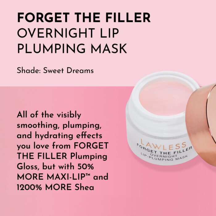 Lawless Forget The Filler Overnight Lip Plumping Mask