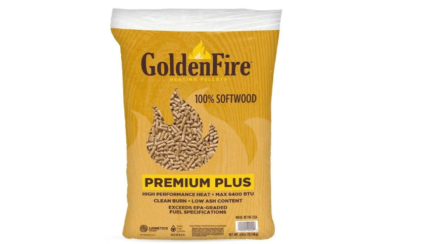 Lignetics Golden Fire Heating Pellets 100% softwood (Douglas Fir) High BTU rating (8,700) and low ash content