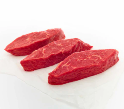 Beef Sirloin - Leaner cut from the rear back portion