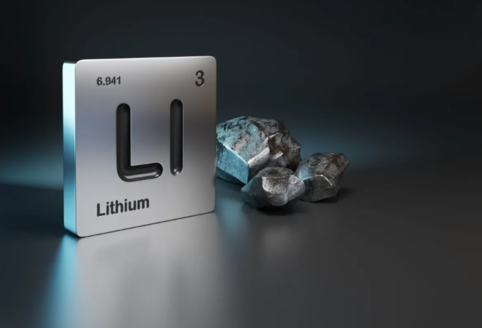 Lithium - Crucial for electric vehicle batteries and energy storage systems