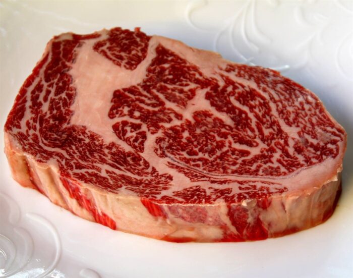 Beef Ribeye - Highly marbled, tender cut from the rib section