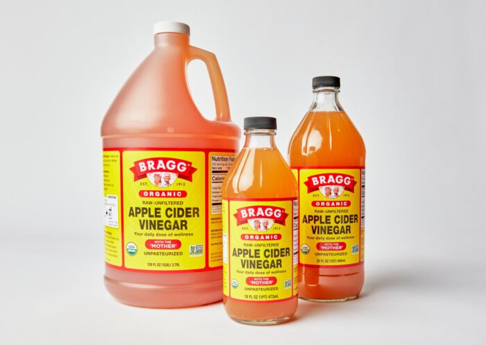 Bragg Apple Cider Vinegar - Popular for reducing body weight and fat mass