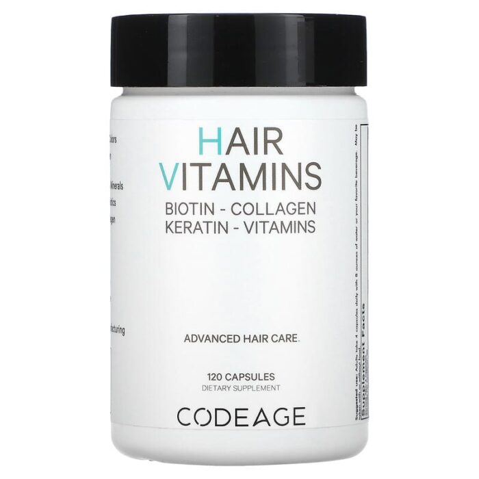 Codeage Hair Vitamins - Collagen-based hair supplement - Image 6