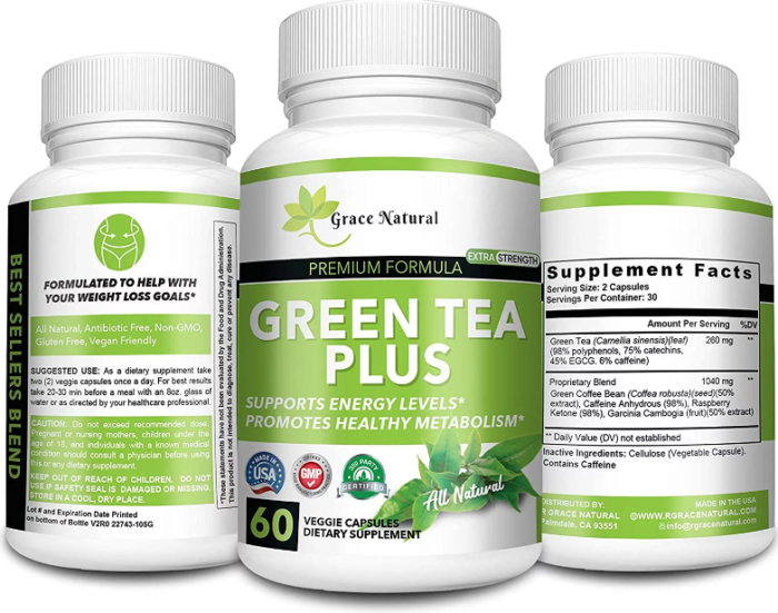 NOW EGCG Green Tea Extract - Known for its fat-burning properties. - Image 4
