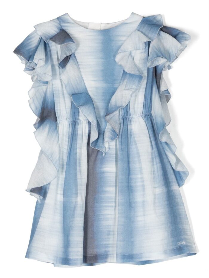 Chloé Kids Ruffled Sleeve Dress - Image 2
