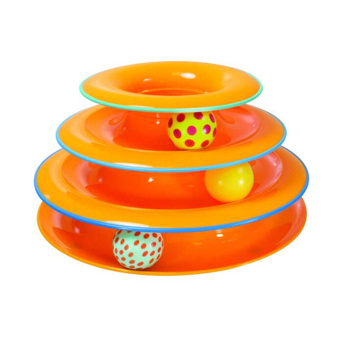 Petstages Tower of Tracks Interactive Cat Toy - Image 2
