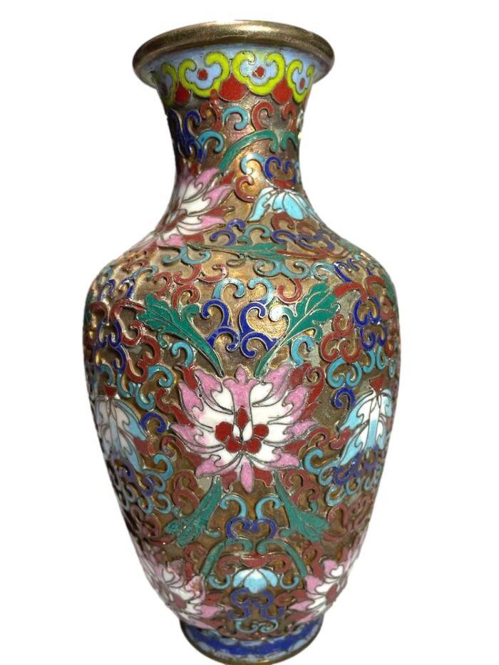Chinese Cloisonné Vases (Antique) - Image 2
