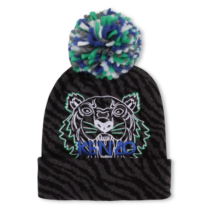 Kenzo Kids Tiger Beanie Hat - Image 5