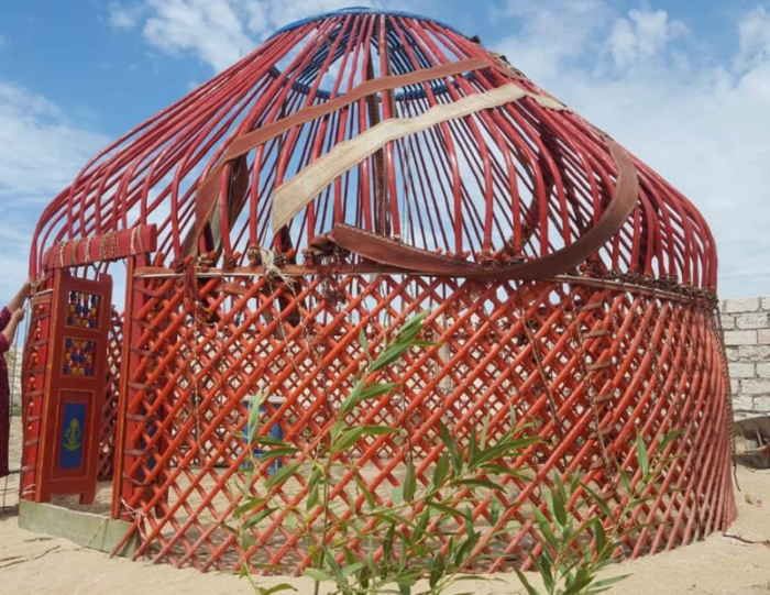 Kazakh Handwoven Yurts