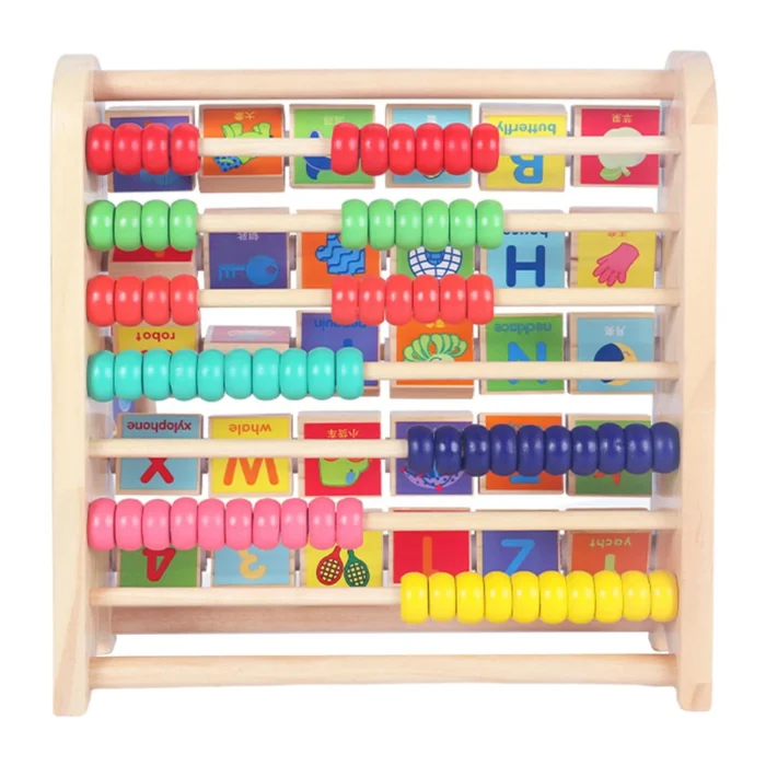 Melissa & Doug Abacus Classic Wooden Toy - Image 5