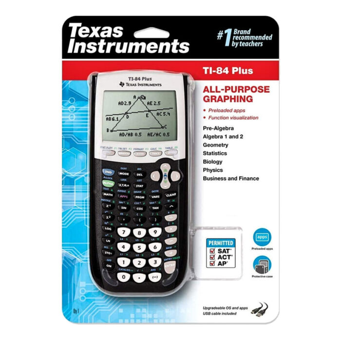 TI-84 Plus Graphing Calculator" (Texas Instruments - Image 4