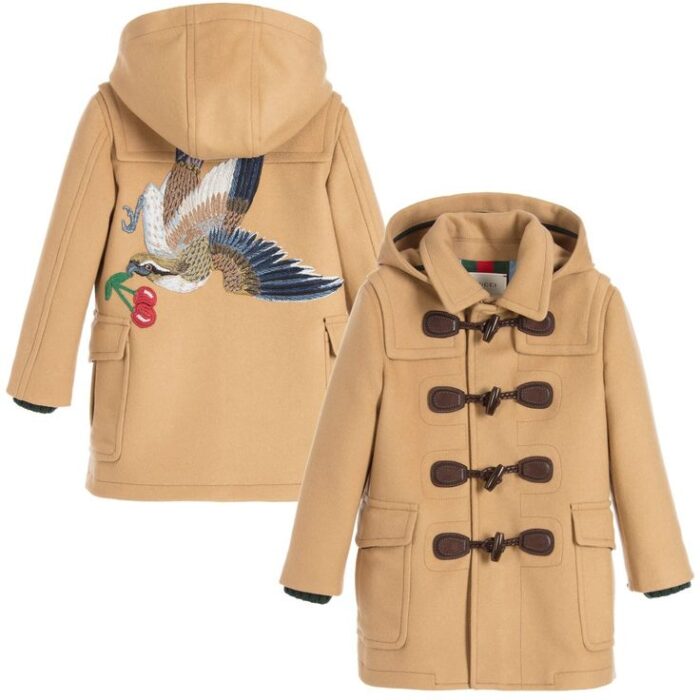 Gucci Kids Wool Blend Coat - Image 3