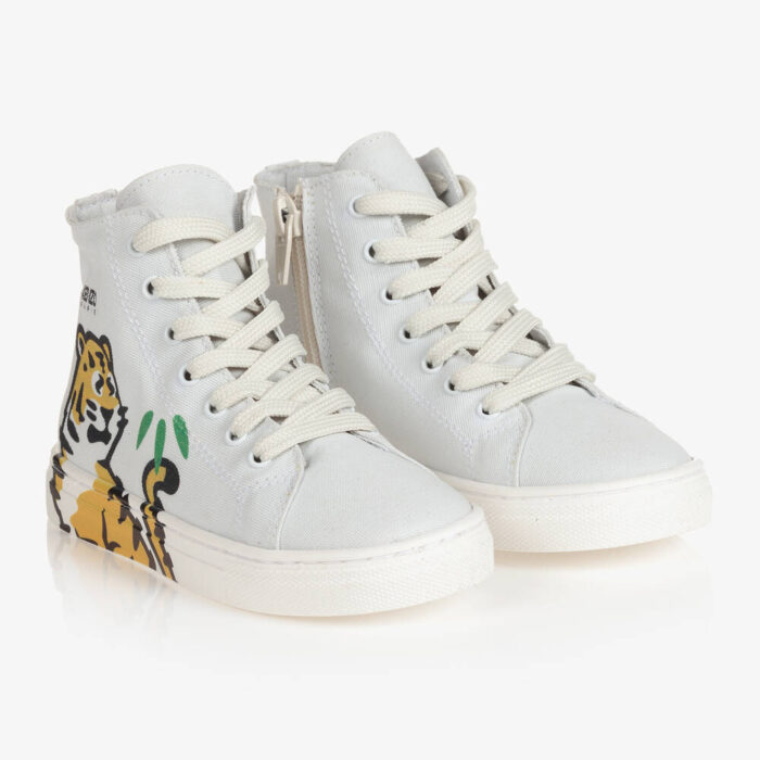 Kenzo Kids Tiger Print Sneakers - Image 4
