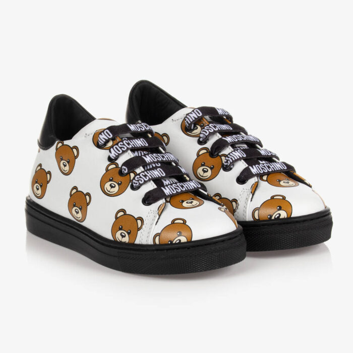 Moschino Kids Teddy Bear Sneakers