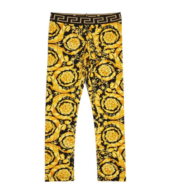 Versace Kids Baroque Leggings - Image 3