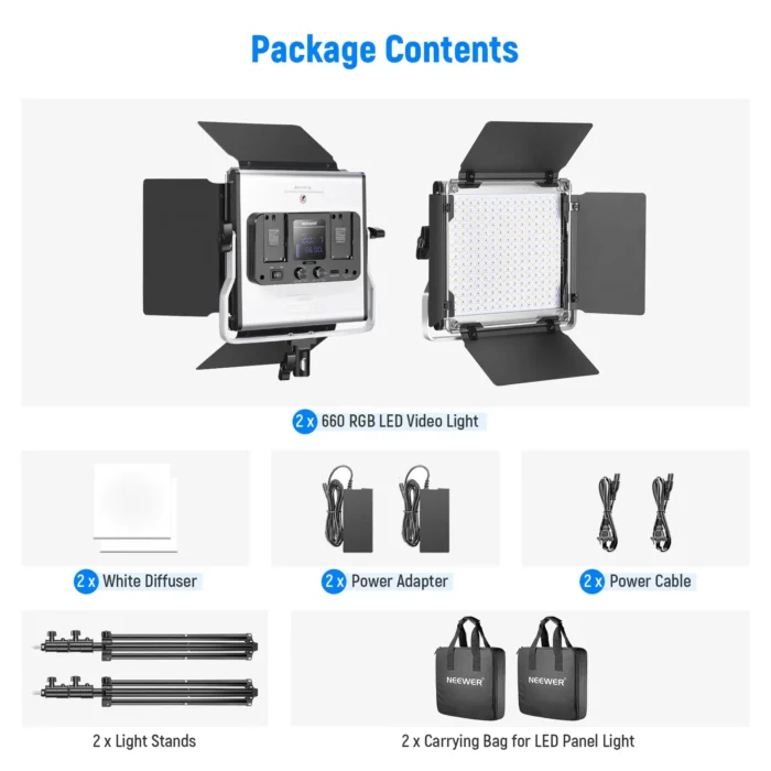 Neewer 660 LED Video Light - Image 14
