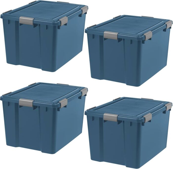 Akro-Mils Industrial Tote with Lid 500L