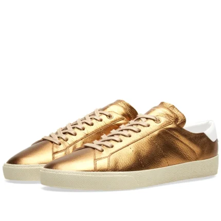 Saint Laurent 24K Gold Sneakers