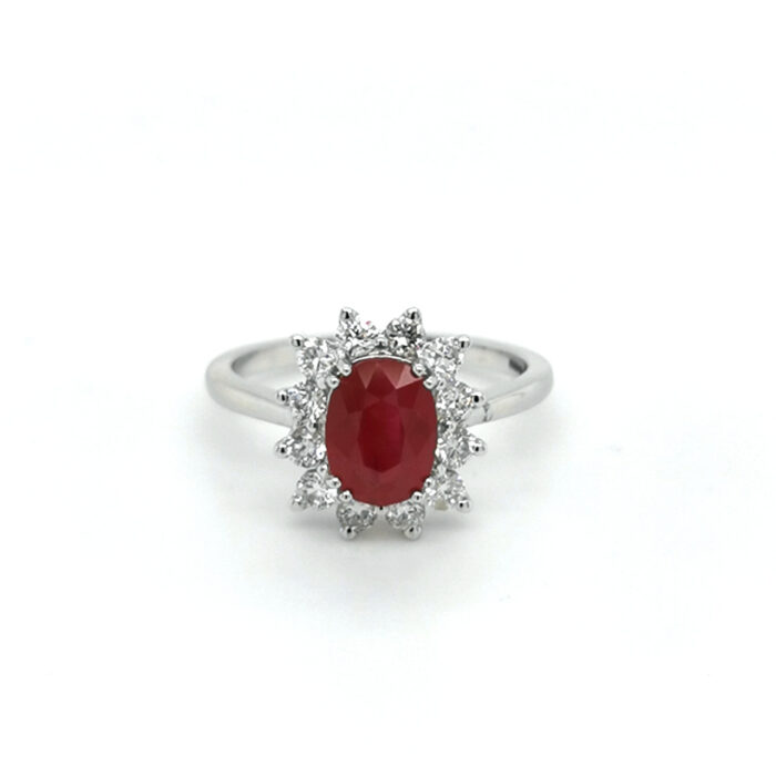 Harry Winston Cluster Diamond Ring - Image 2
