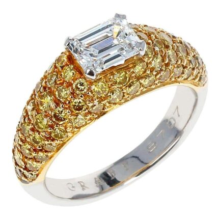 Graff Emerald-Cut Diamond Ring