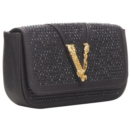 Versace Barocco Crystal-Embellished Bag
