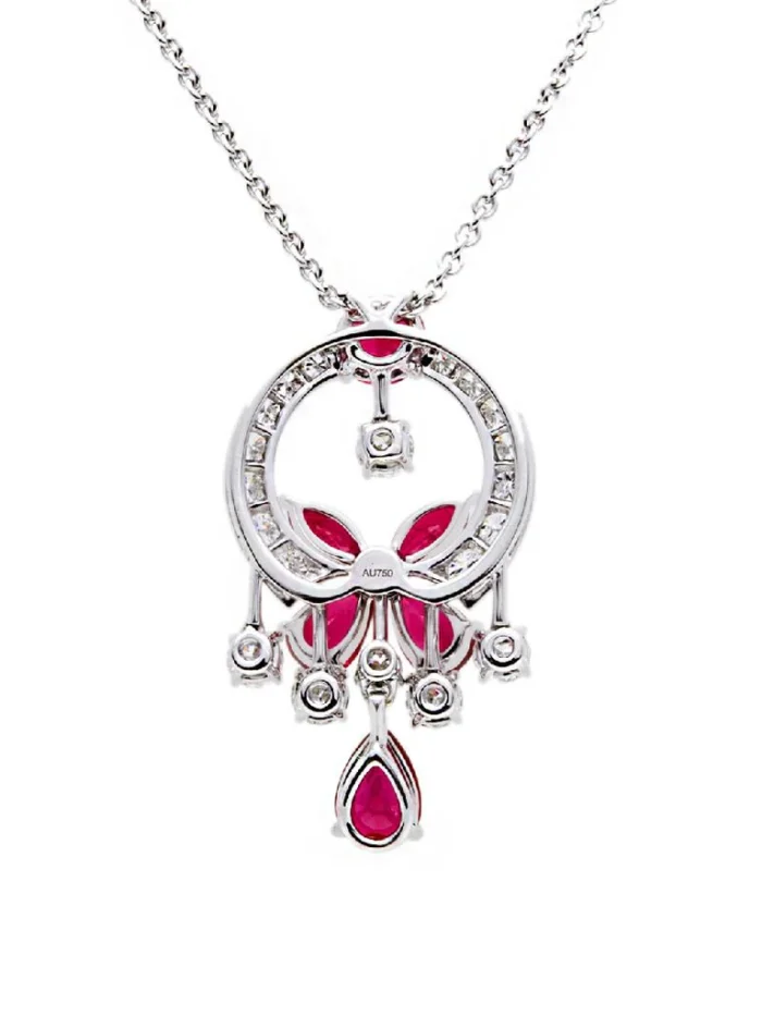 Graff Butterfly Diamond Necklace - Image 2