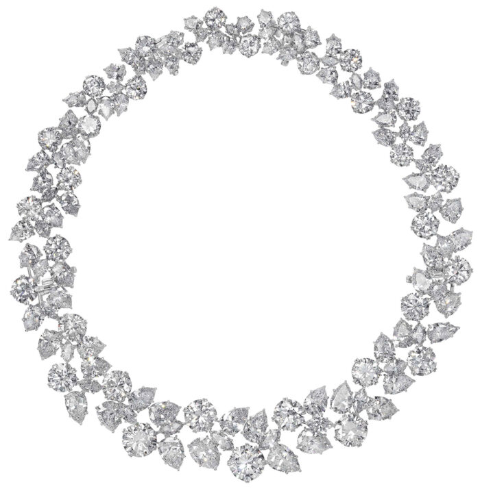 Harry Winston Cluster Diamond Chain - Image 3