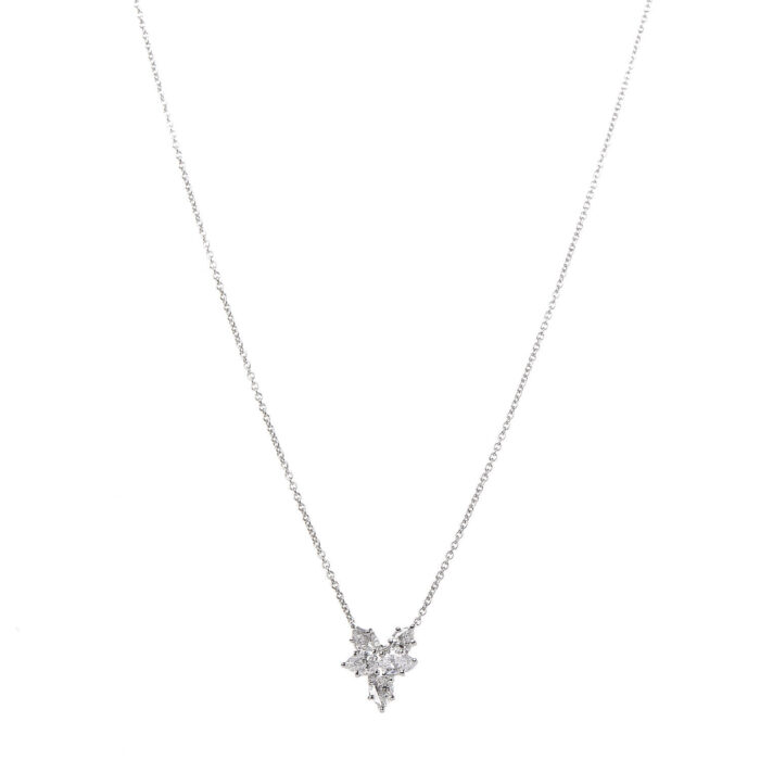 Harry Winston Cluster Diamond Necklace - Image 2