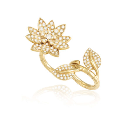 Van Cleef & Arpels Lotus Diamond Ring