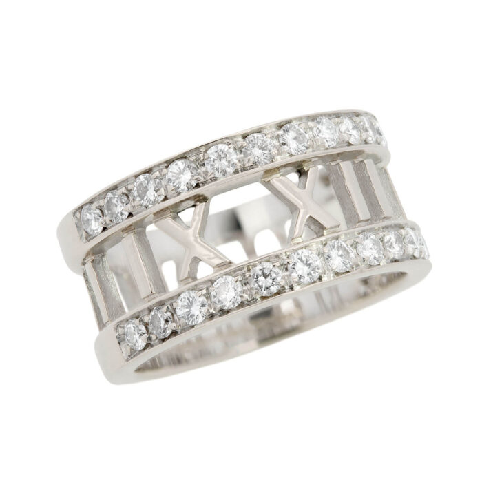Tiffany & Co. Atlas X Diamond Ring - Image 3