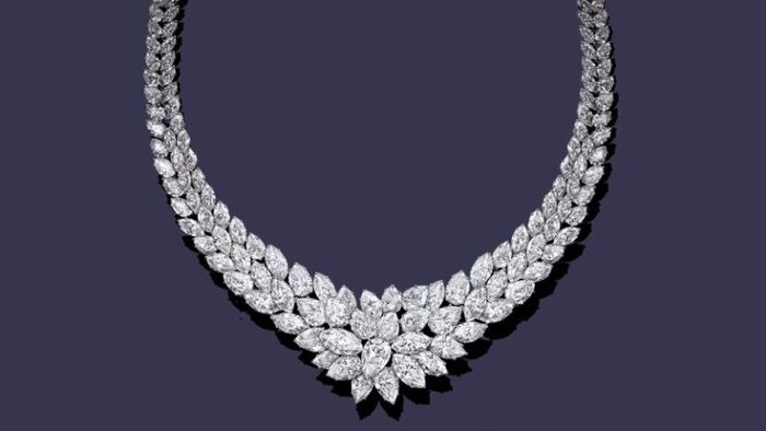 Harry Winston Cluster Diamond Chain - Image 2