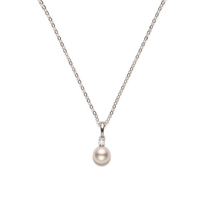 Mikimoto Diamond Akoya Pearl Chain - Image 2