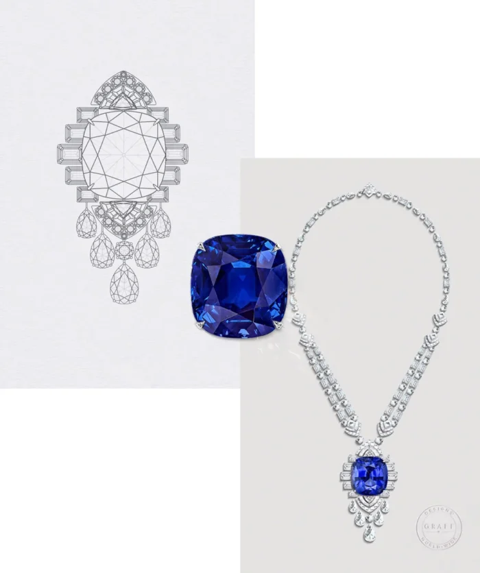 Graff Imperial Blue Diamond Necklace - Image 2