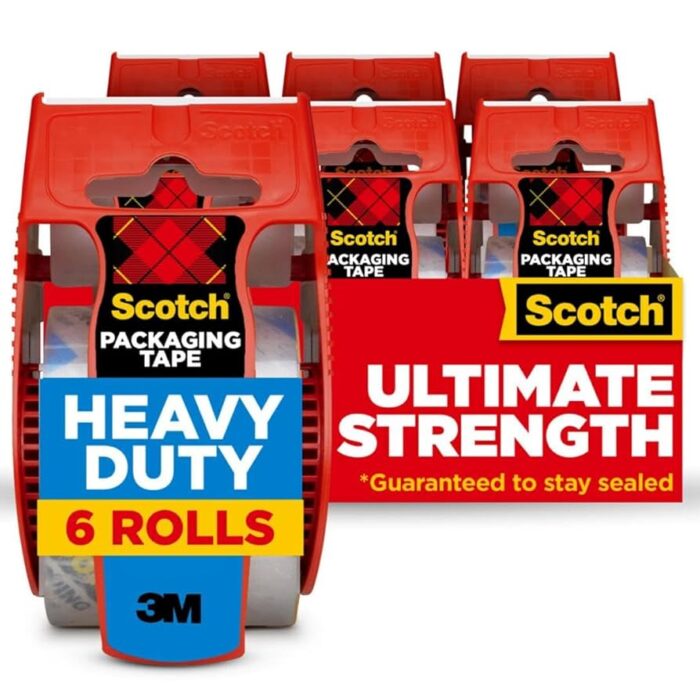 Scotch Heavy Duty Shipping Tape (Bulk Pack) - Image 4
