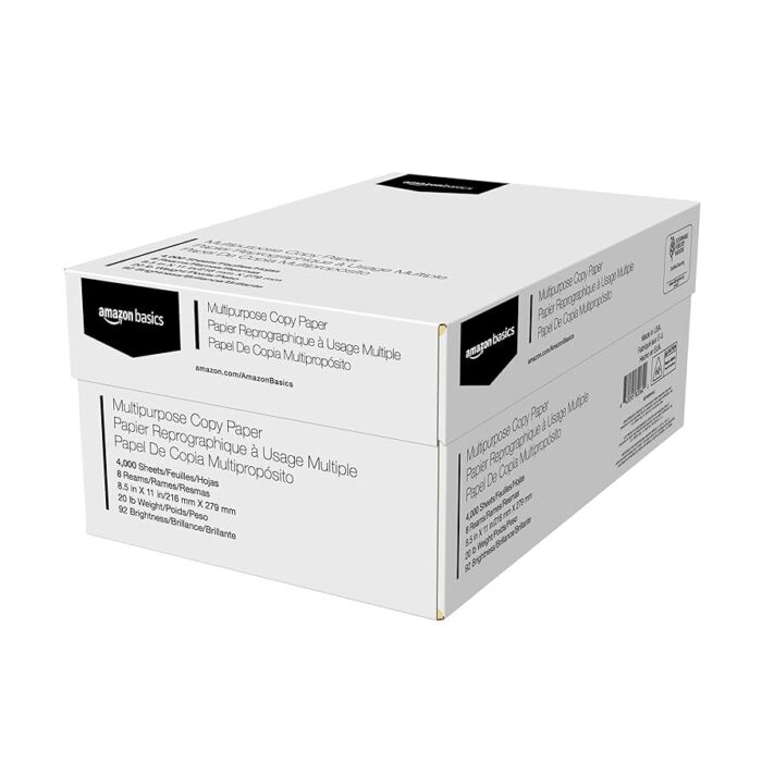 Amazon Basics Printer Paper (Bulk Case)