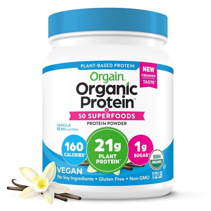 Orgain Organic Protein Powder (Bulk Tub) - Image 3