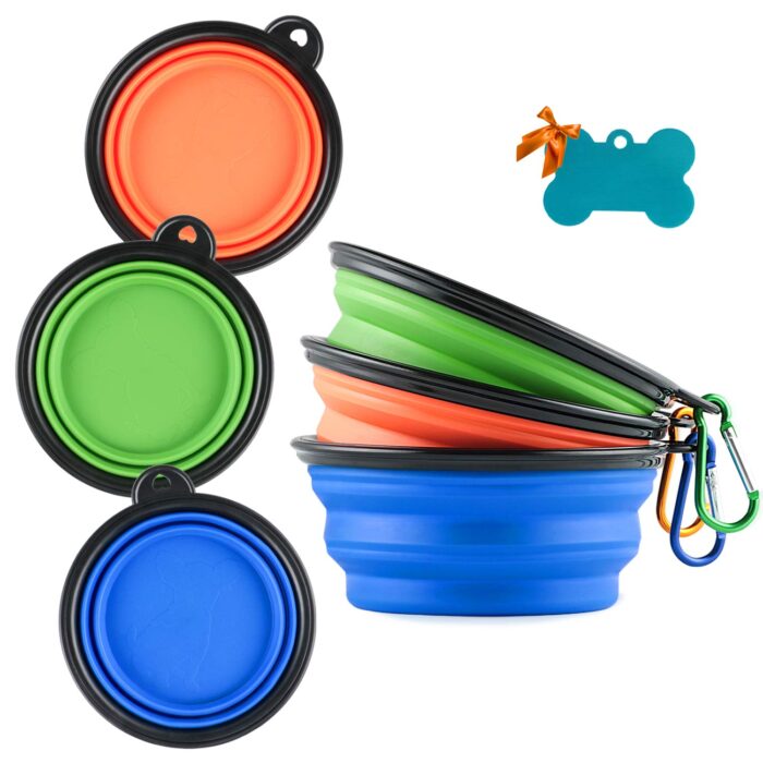 Collapsible Pet Bowls (Silicone Travel Bowls)
