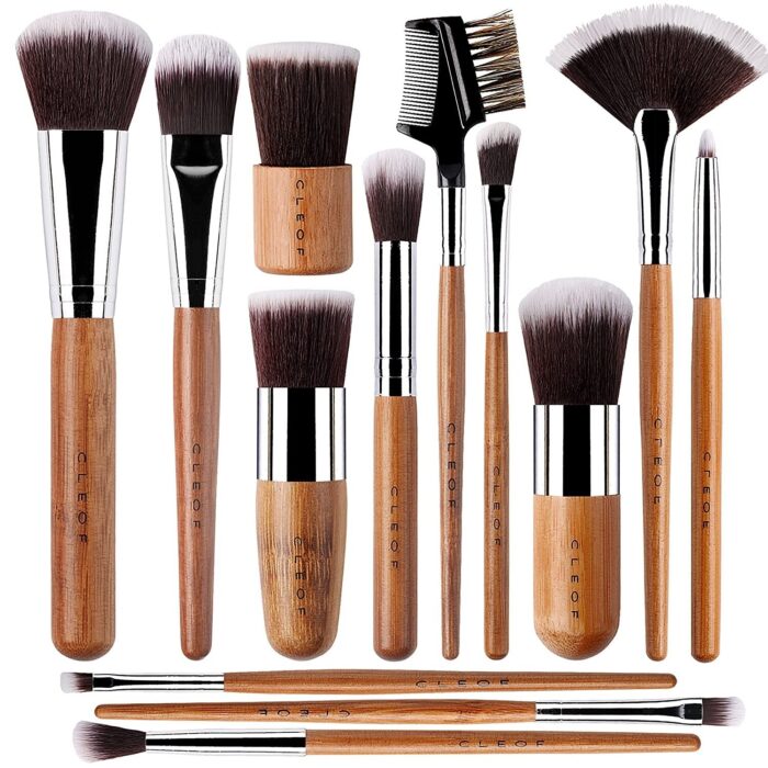 Makeup Brush Sets (Vegan Bristles / Bamboo Handle) - Image 5
