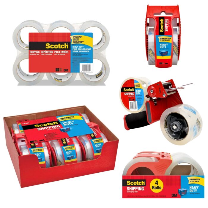 Scotch Heavy Duty Shipping Tape (Bulk Pack) - Image 3