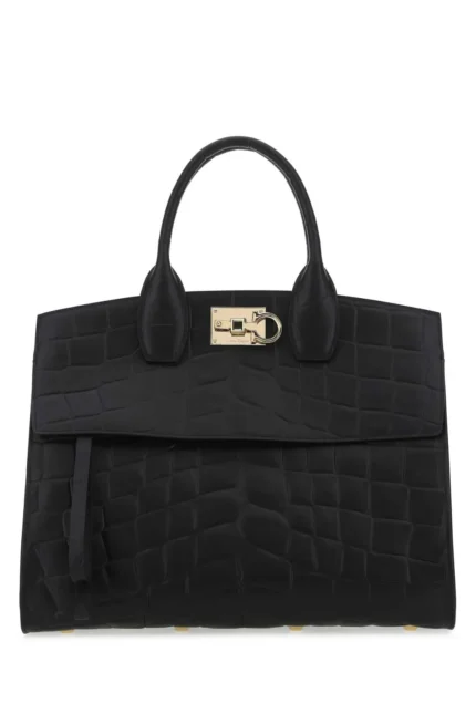 Salvatore Ferragamo Studio Crocodile Bag