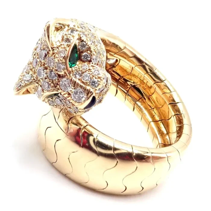 Cartier High Jewelry Panther Ring - Image 2