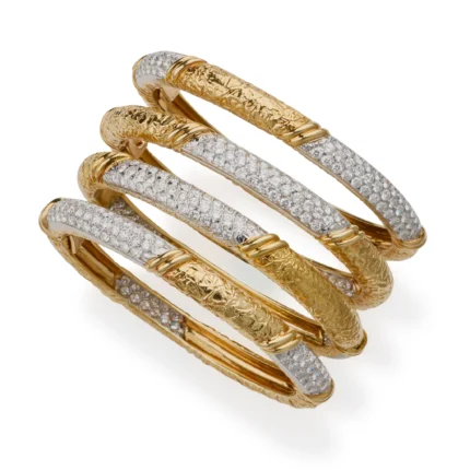 Van Cleef & Arpels Frivole Diamond Bangle