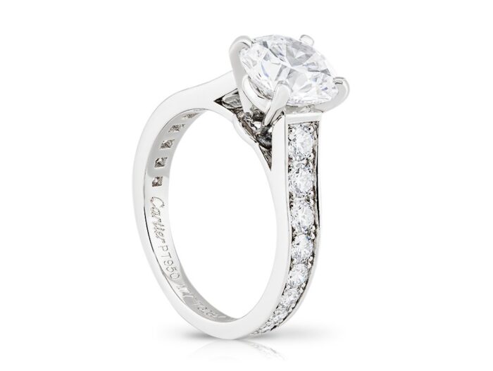 Cartier Solitaire 1895 Diamond Ring