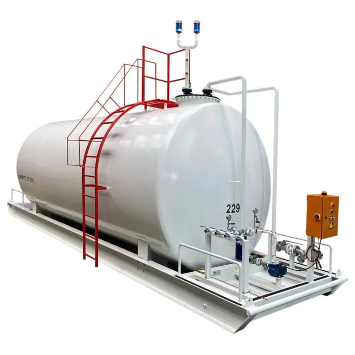 Portable Horizontal Cylindrical Tank (Skid Mounted) - Image 2