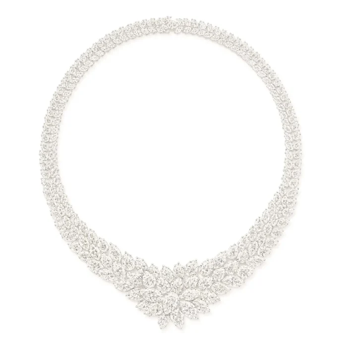 Harry Winston Cluster Diamond Chain - Image 4