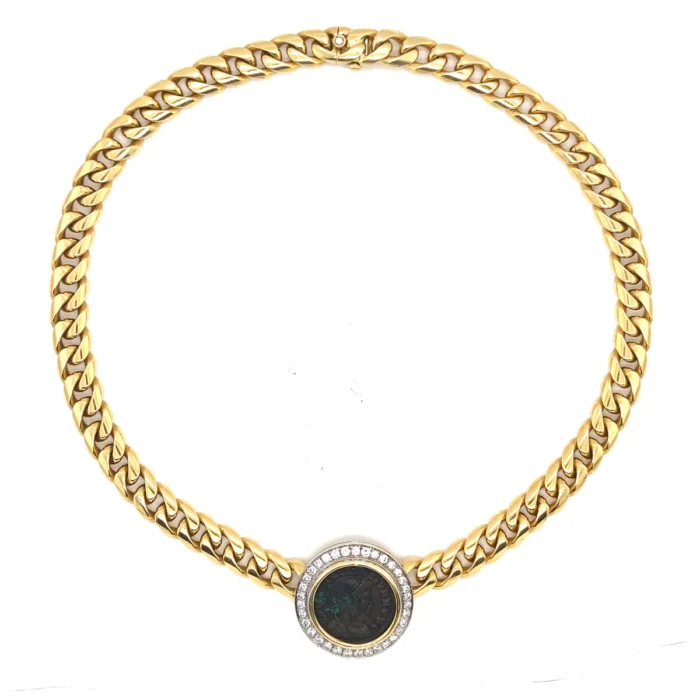Bulgari Monete Diamond Chain - Image 5