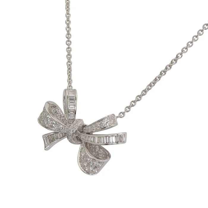 Graff Ribbon Diamond Necklace - Image 2